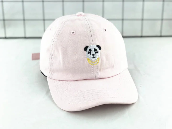 PANDA ACCENT GOLD CHAIN CAP