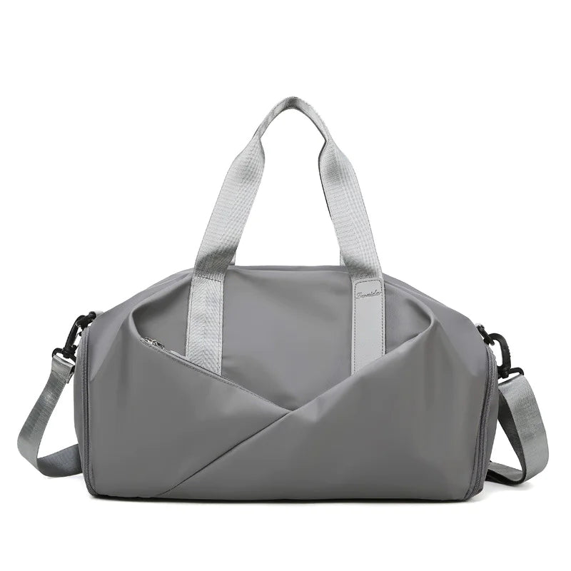 SPORTY NYLON GYM DUFFEL