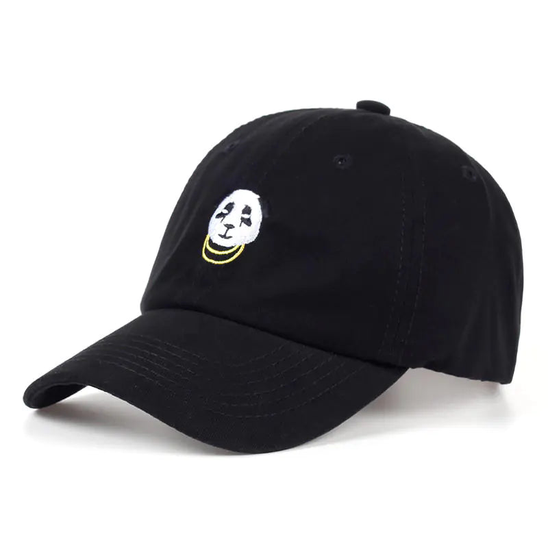 PANDA ACCENT GOLD CHAIN CAP