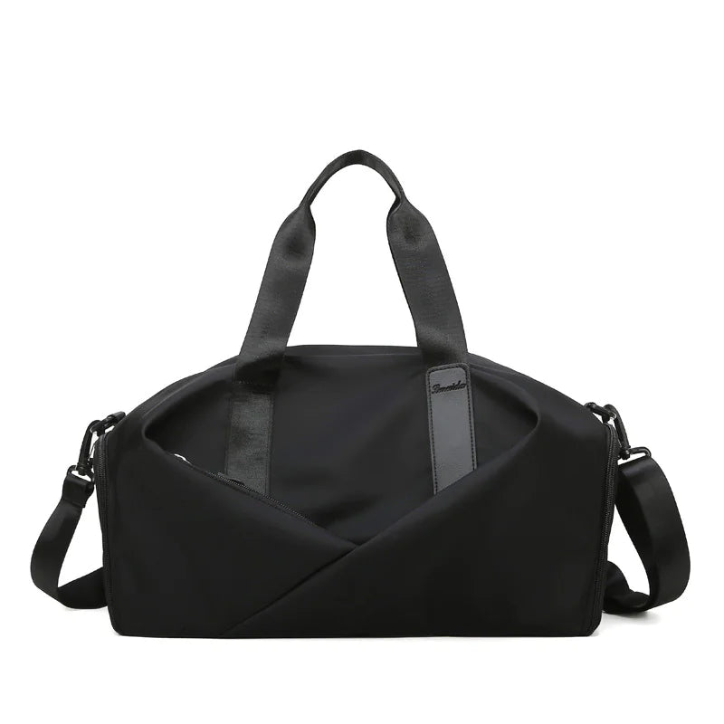 SPORTY NYLON GYM DUFFEL