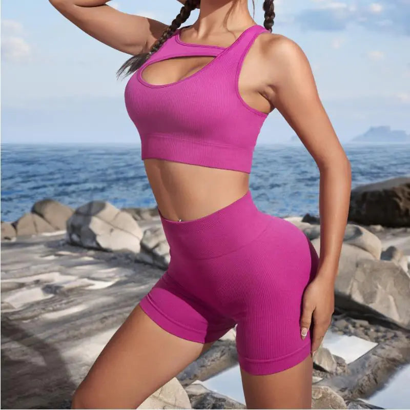 SEAMLESS HIGH-ELASTIC WORKOUT SET