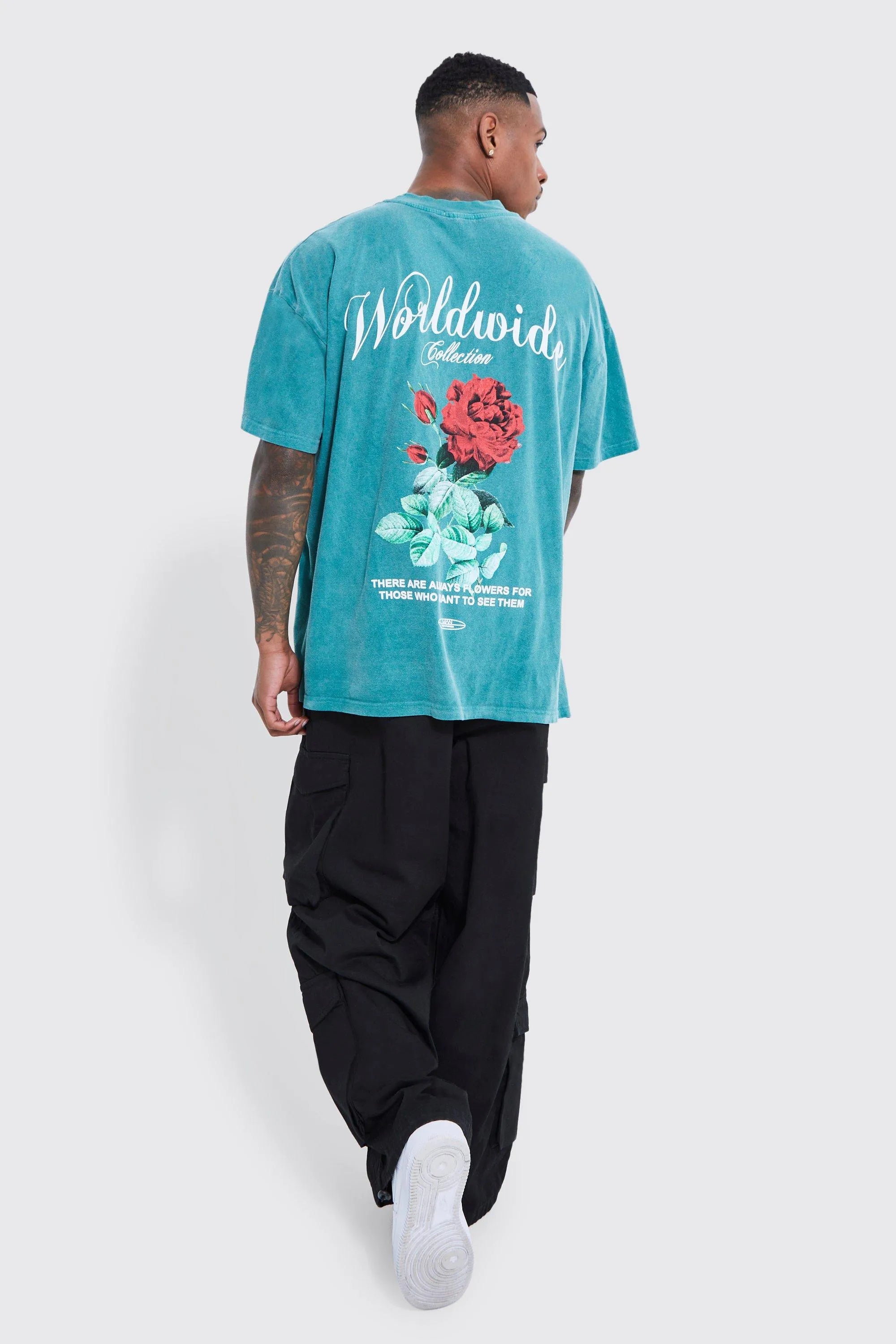 OVERSIZED T-SHIRT 3D TRIBAL PRINT