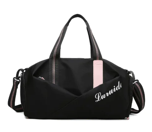 SPORTY NYLON GYM DUFFEL