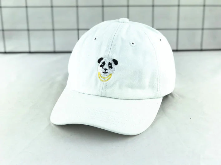PANDA ACCENT GOLD CHAIN CAP